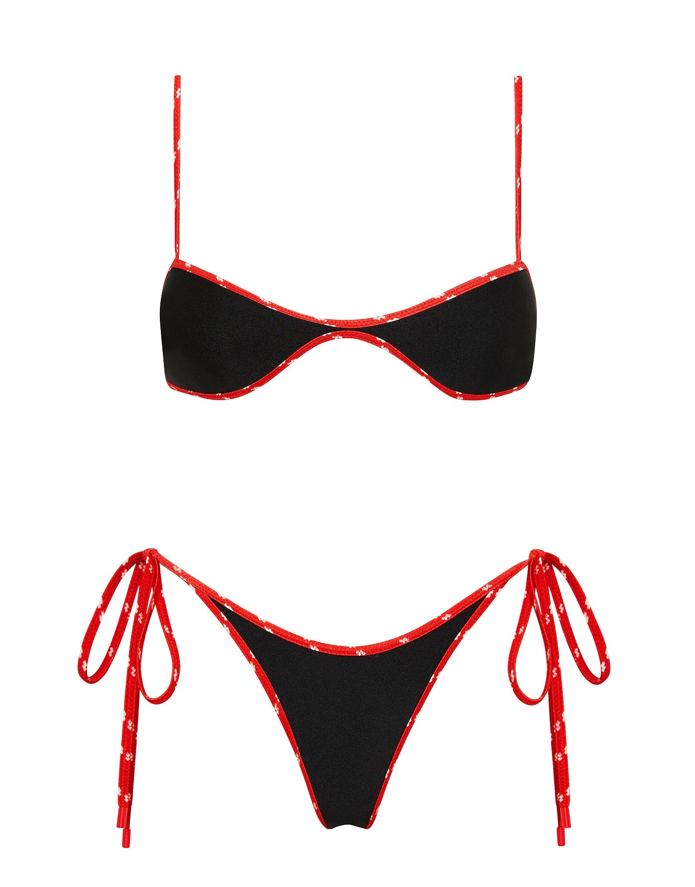 ESTE - BOSSA Neoprene Scoop Crop Bikini Set