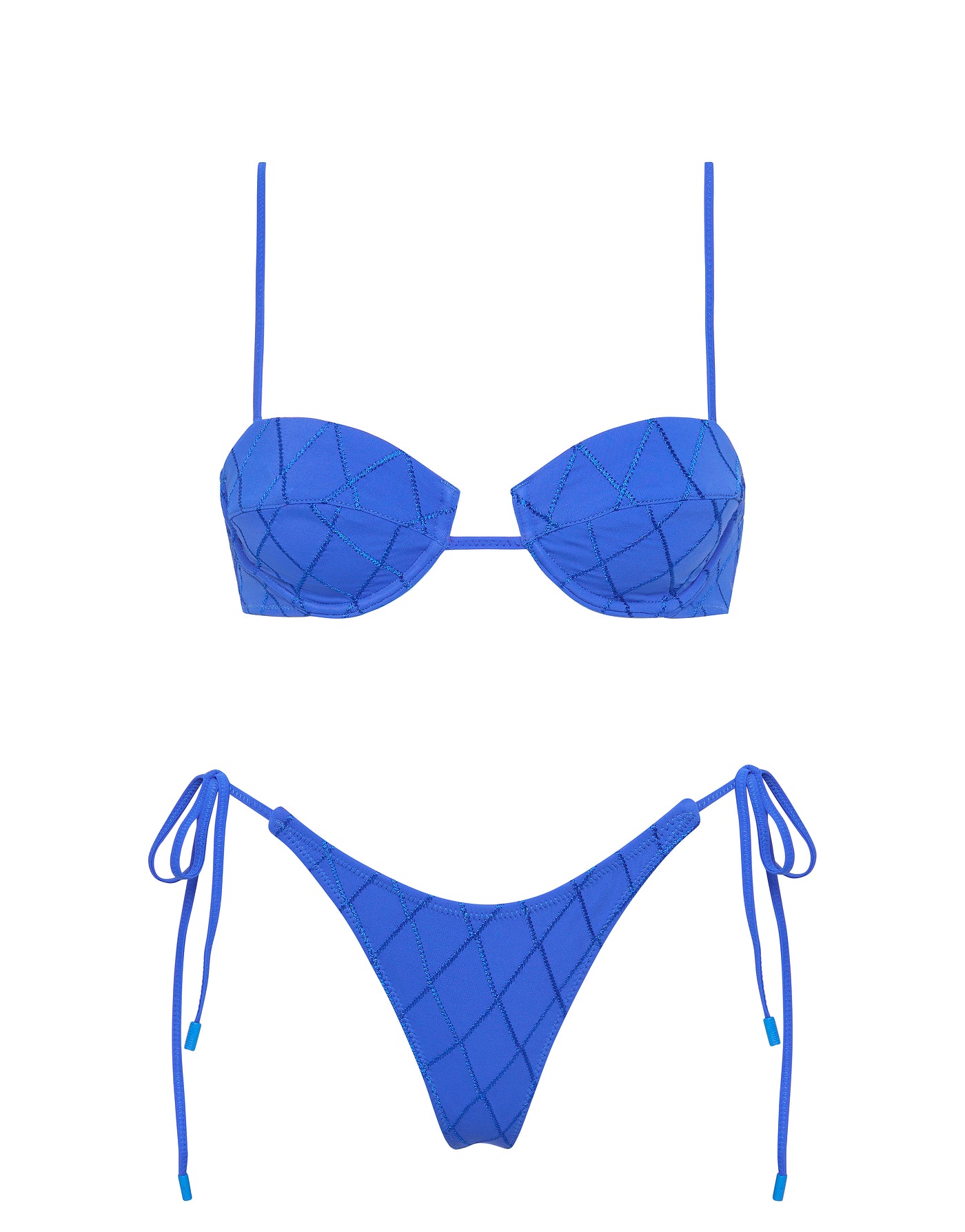 MALA - BANC Blue Balconette Bikini Set