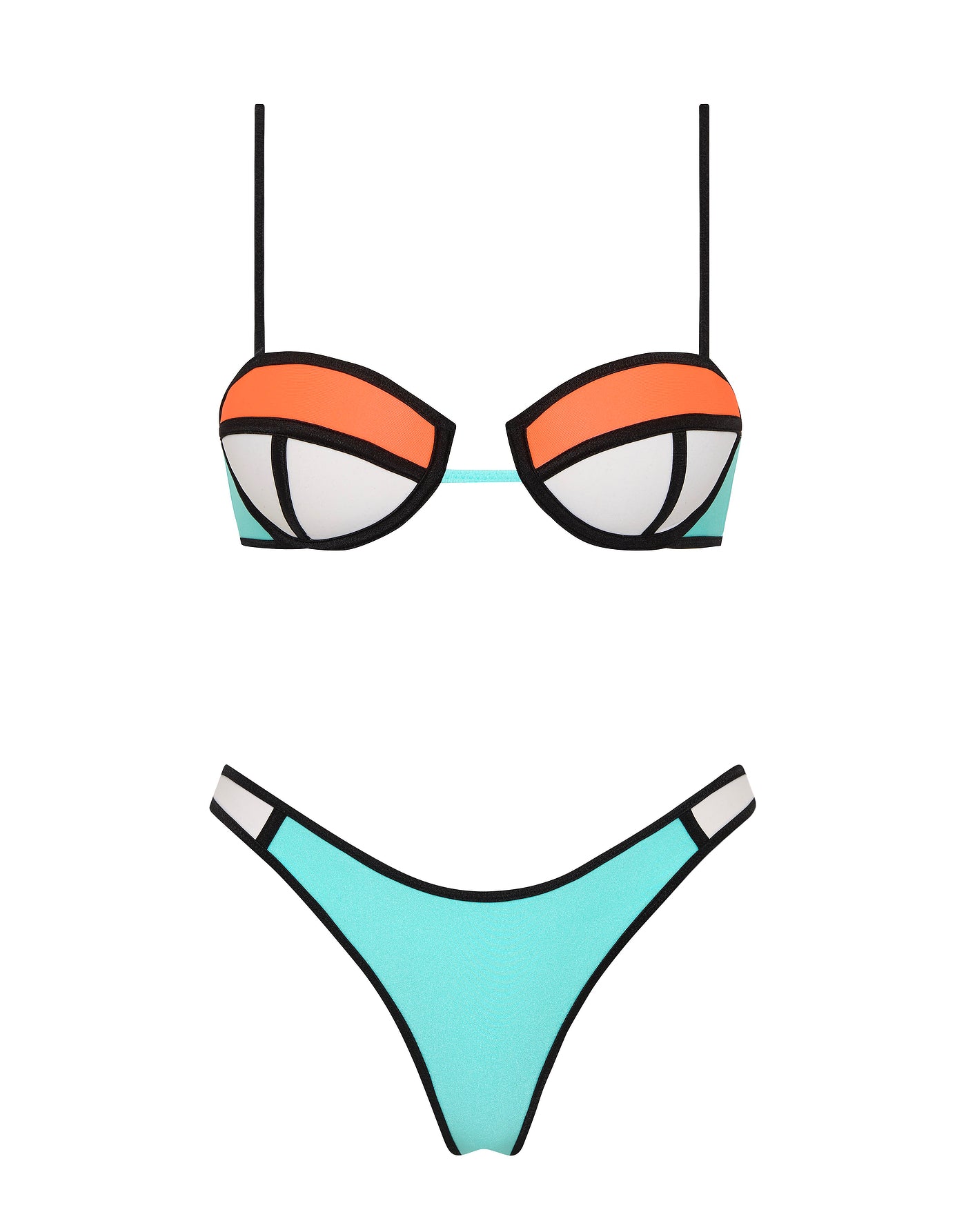 POPPY - TUTTI FRUTTI Neoprene Balconette Bikini Set