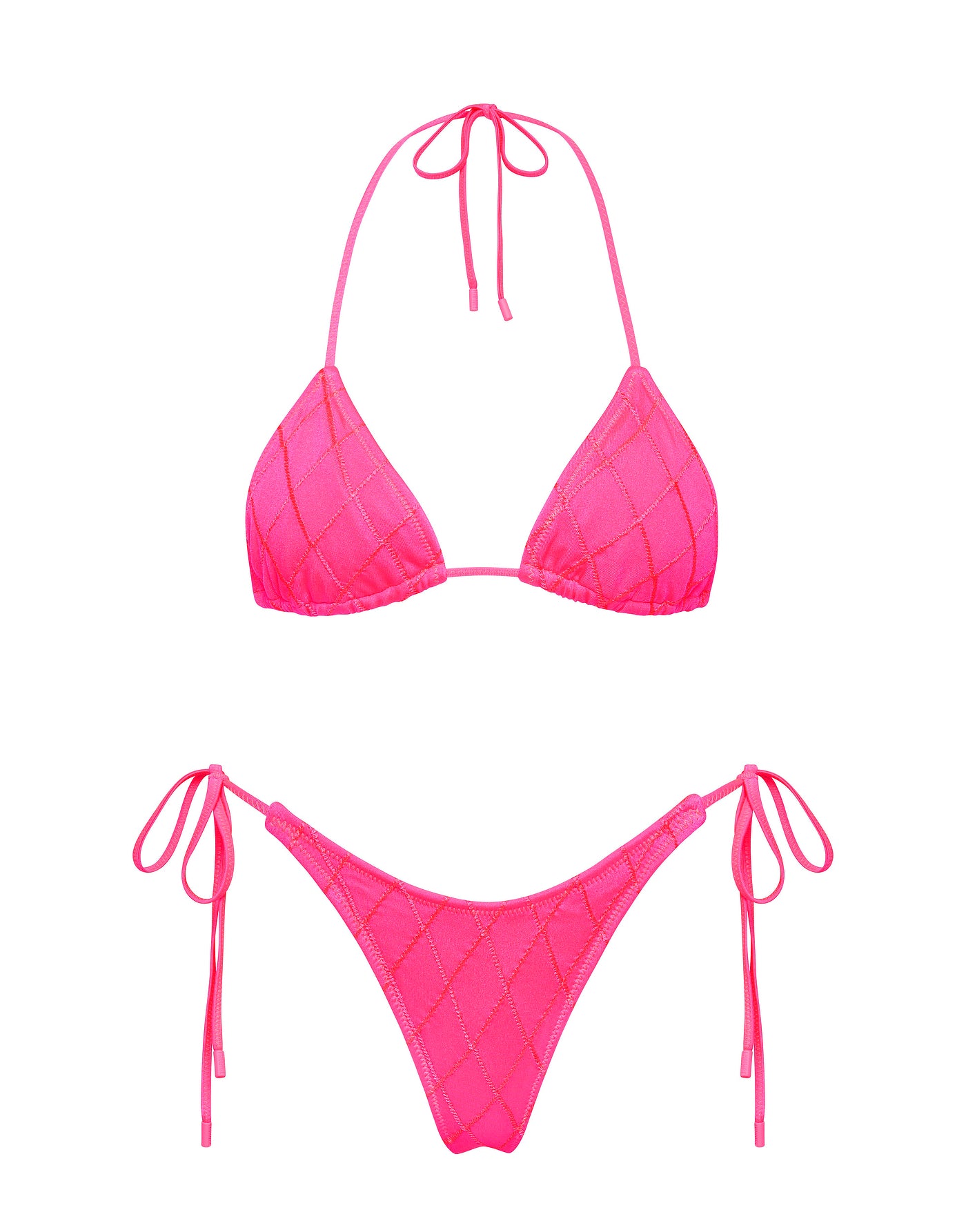 VINCA - MENDE Pink Triangle Bikini Set
